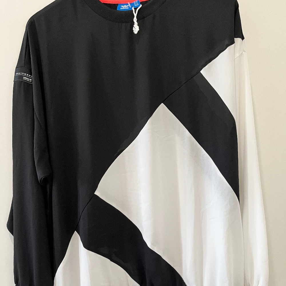 Adidas chiffon graphic top